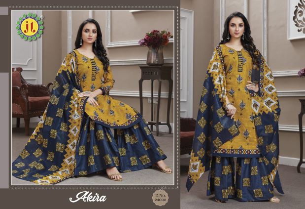 Jt Akira 24 Casual Daily Wear Printed Cotton Dress Material Collection